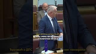 Đurović - Zbog DPS blokade penzioneri čekali srazmjerne penzije mjesec dana duže!
