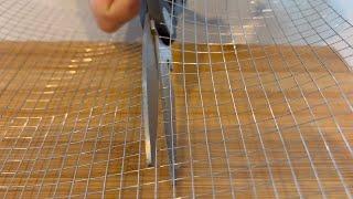 SATINIOR 2 Sheets 1 4 Inch Wire Metal Mesh Chicken Wire Net for Craft Work