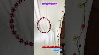 Table cloth design//beautiful hand made design