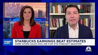 There are 'signs of progress' in Starbucks CEO Brian Niccol's turnaround plan: Citi's Jon Tower