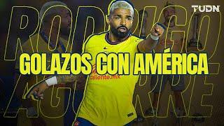 ¡GOLEADOR AZULCREMA!  Los GOLAZOS de Rodrigo Aguirre con América | TUDN