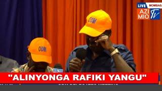 Raila Odinga break into tears in Mombasa narrating how Moi tortured him and killed his friends!