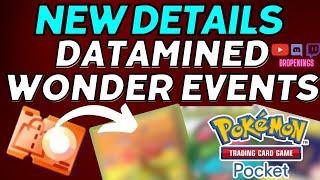 Next 2 Wonder Pick Events - More Datamined Info #pokemontcgpocket