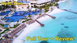 Incredible! HYATT ZIVA CANCUN, Full Tour + Review!