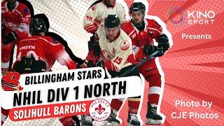 Billingham Stars Vs Solihull Barons - KinoSport Ice Hockey