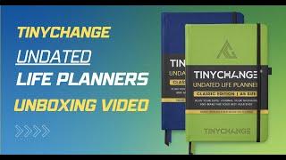 TinyChange Undated Life Planners unboxing