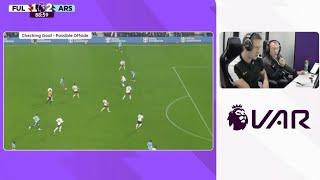 󠁧󠁢󠁥󠁮󠁧󠁿 Bukayo saka OFFSIDE GOAL Against Fulham | Arsenal vs Fulham (1-1) Highlights