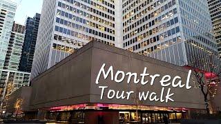 Montreal Downtown Streets Tour Walk