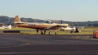 Navion STOL demo 2019-06-21 AOPA Fly-in at Livermore