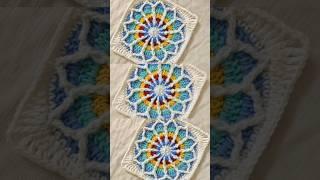 Stained-glass-square Beautiful Crochet @sara1111 beginners / intermediate