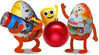 Киндер Сюрприз. НОВЫЙ ГОД. Волшебные киндеры. ЖИВАЯ КАПСУЛА. Kinder Surprise.