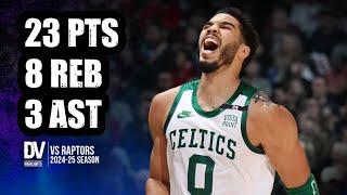 Jayson Tatum vs Raptors 23 pts 8 reb 3 ast | Dec 31, 2024 | Regular Season