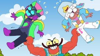 Brawl Stars Animation CLANCY vs JELLYFISH SANDY SKIN