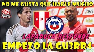 CONFERENCIA DE LAPADULA MOLESTO CON VIDAL POR DECLARACIONES- SE FILTRÓ EL XI DE LA SELECCION PERUANA