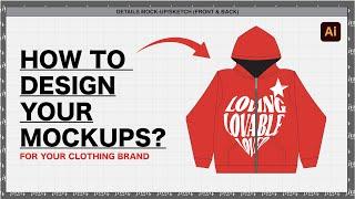 Adobe illustrator: How to design mock ups for your clothing brand