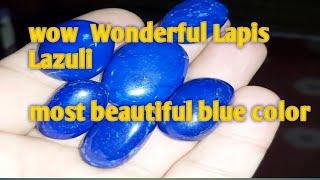 Lapis lazuli polished stone | Afghanistan lapis lazuli | blue stone | pak gems info