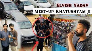 Elvish Yadav Biggest Meet-Up‍️ Khatushyam Ji !! Diamond Water Park !! ​⁠@TheSocialFactory