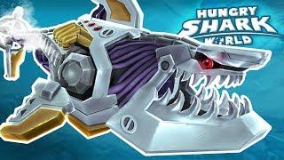 ROBOT SHARK!!! - Hungry Shark World | Ep 63 HD