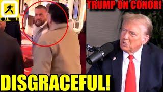 Conor McGregor BLASTED for spitting in the face of a Khabib fan,Alex Pereira confirms REMATCH!,Trump