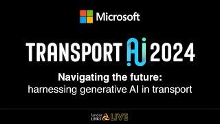 Navigating the future: harnessing generative AI in transportation