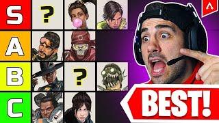 Ranking the BEST LEGENDS in Apex Legends!  (Tier List!)