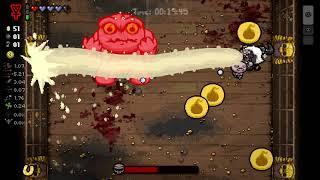 Binding of Isaac - Repentance - Brimestone + Super Almond Milk