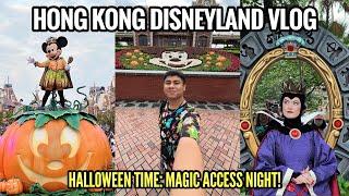 HONG KONG DISNEYLAND HALLOWEEN TIME VLOG | DISNEY  MAGIC ACCESS HALLOWEEN NIGHT '24 | JAYBEE DOMINGO