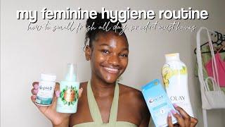 MY FEMININE HYGIENE ROUTINE | must have products, hygiene tips, etc.