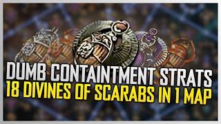 18 Divines of Scarabs in 1 Map -  Path of Exile 3.25