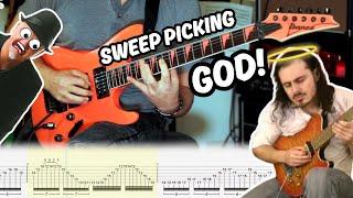 I BET You Can't SWEEP PICK Like THIS!!! Alex Hutchings Gambale Style