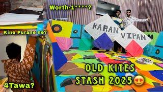 Kite Stash 2025 Kite VlogOne Year Old Kite Collection Big Kite Collection🪁 kite VideoVip56