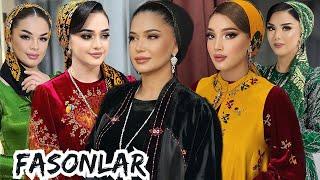 Taze owadanja turkmen moda koynek fasonlar 2024 | Women dresses | halanyan fasonlar 2024