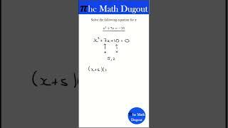 Factorising and Null Factor Theorem