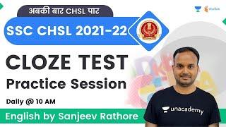 Cloze Test Practical Session | English | SSC CHSL| By Sanjeev Rathore Sir | wifistudy studios