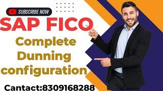 SAP FICO Complete Dunning configuration||sap fico online training in Telugu/100% Real time training