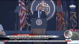 WATCH: President Trump Commencement Speech at U.S. Naval Academy 5-25-18