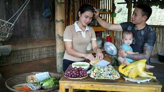 Harvest Unique Tubers Bring to the market to sell - Cooking together every day | Small family life.