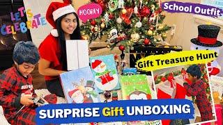  Super Fun கிறிஸ்துமஸ் Treasure Hunt | Gift Unbox | Christmas Day in My life | DIML USA Tamil VLOG