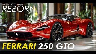 Ferrari 250 GTO Reborn Concept Car, AI Design