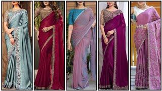 Latest Saree Designs 2024 | Chiffon Party Wear Saree | Indian Saree Designs