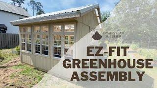 Homestead Supplier - The Secret To Building A 10x12 EZ-Fit Greenhouse In One Day