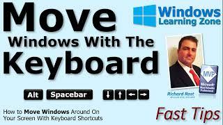 How to Move Windows Around On Your Screen With Keyboard Shortcuts. Great For Multi-Monitor Setups.