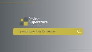 PSS - Marshalls Symphony Plus Driveway