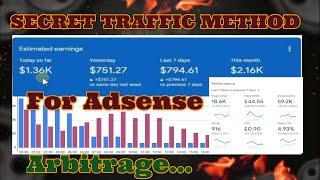 How you can Get Unlimited Adsense Earnings using this Secret Traffic Method