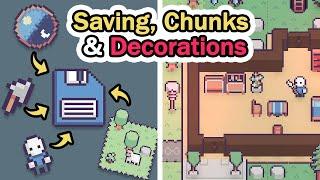 SAVE system, CHUNKS and Decorations | Devlog #8