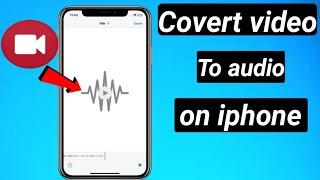 How to convert video to audio on iphone // convert video to audio on iphone