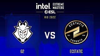 G2 vs ECSTATIC | Map 1 Ancient | IEM Road to Rio 2022 Europe RMR A