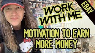 Watch Me Work & Background Music! Earn More Money Selling on EBAY! Motivation to Build Your Business