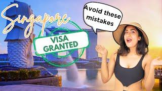 SINGAPORE VISA PROCESS 2025 | eVisa APPROVED | Singapore Visa for Indians