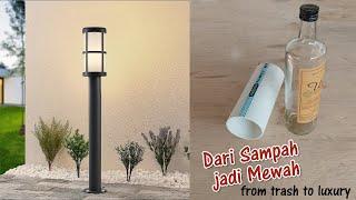 DIY Modern Garden Lights from Used PVC Pipes and Bottles, Garden Decorations, Business Ideas